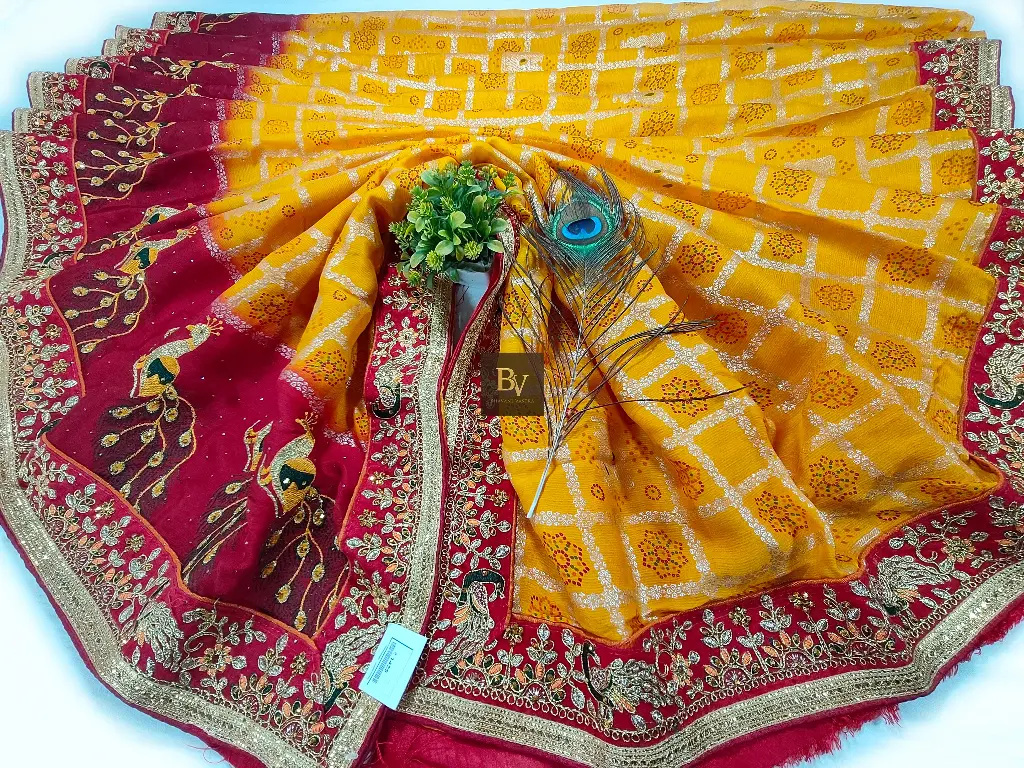 BV Festival Peakock Saree 