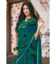 Laxmipati Amrit Varsha N-2195 Chiffon Multicolor Saree