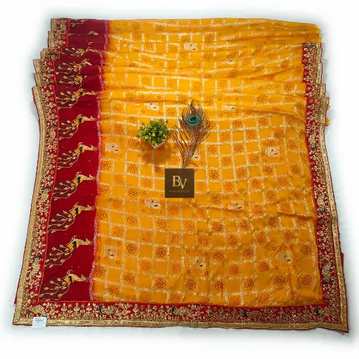 BV Festival Peakock Saree 